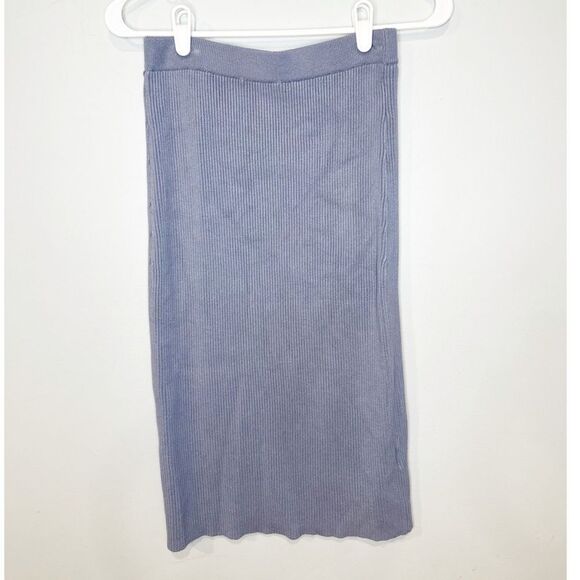 Abercrombie and fitch ribbed wrap midi skirt - Picture 3 of 4